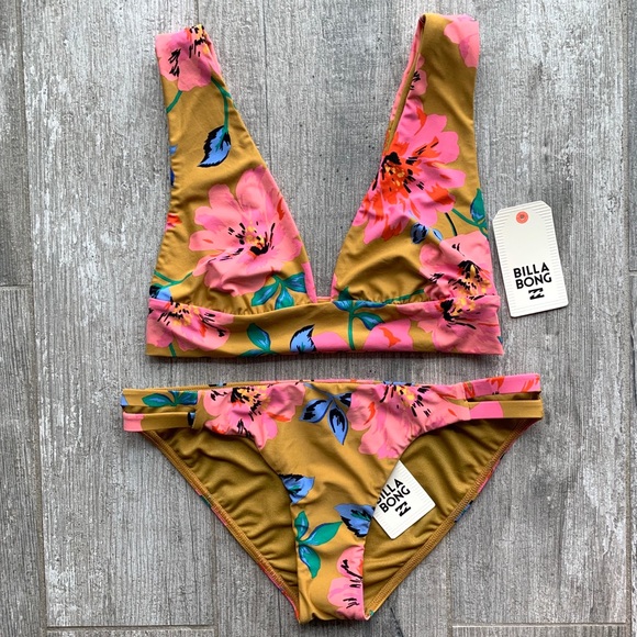 🔥🔥BILLABONG - BEACH BAZAAR PLUNGE LOWRIDER SET🔥 - Picture 5 of 7
